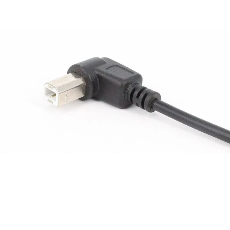 USB 2.0 A Male Left Angle to B Male Right Angle 90 Degree Cable USB 2.0 A Male Left Angle to B Male Right Angle 90 Degree Cable
