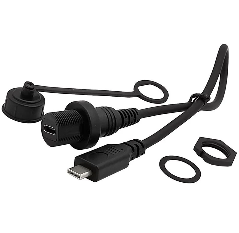 USB 3.1 Type C Male to Female AUX Car Mount Flush Cable USB 3.1 Type C Male to Female AUX Car Mount Flush Cable