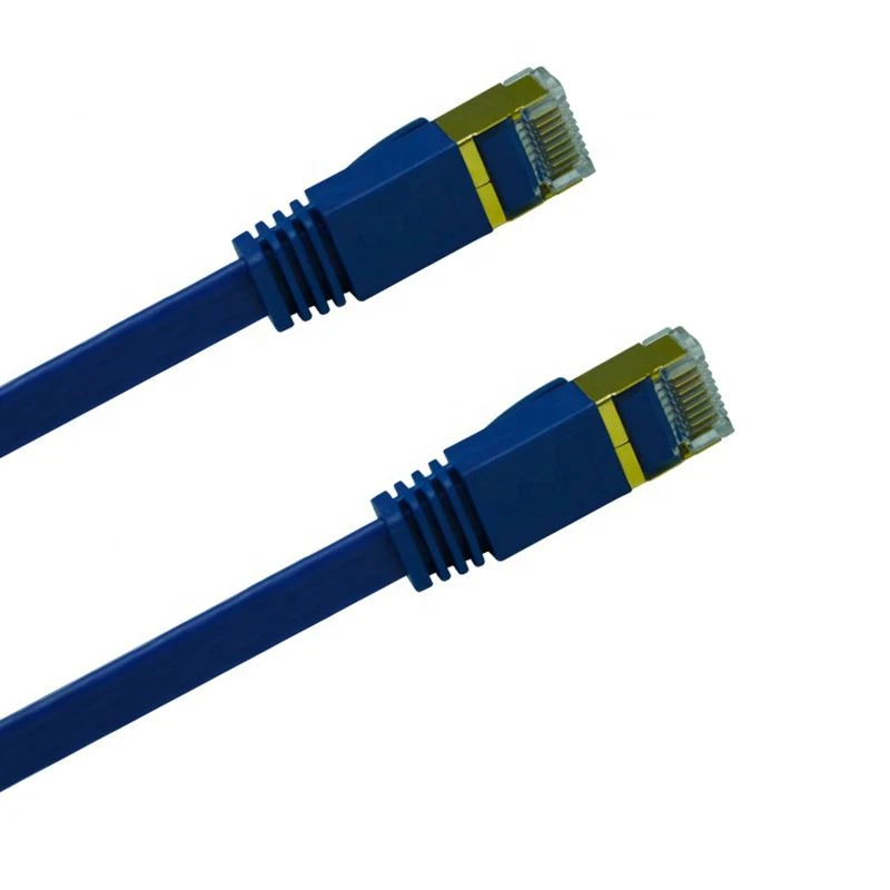 10Gbps 600Mhz STP Cat7 Flat Ethernet Cable 10Gbps 600Mhz STP Cat7 Flat Ethernet Cable