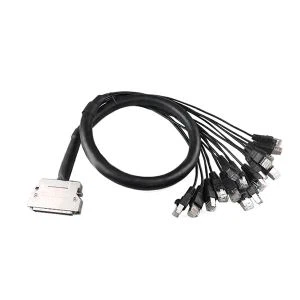 SCSI HD68 ke 16 Port Kabel RJ11 Konsol