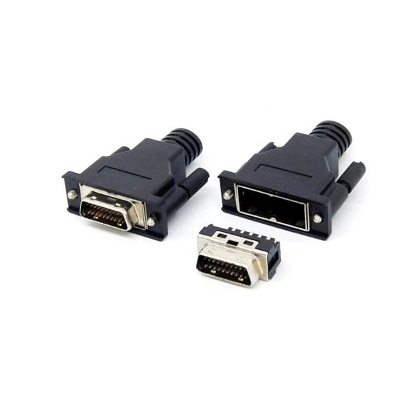 Solder Type SCSI DB 20 pin Cable Connector with screw